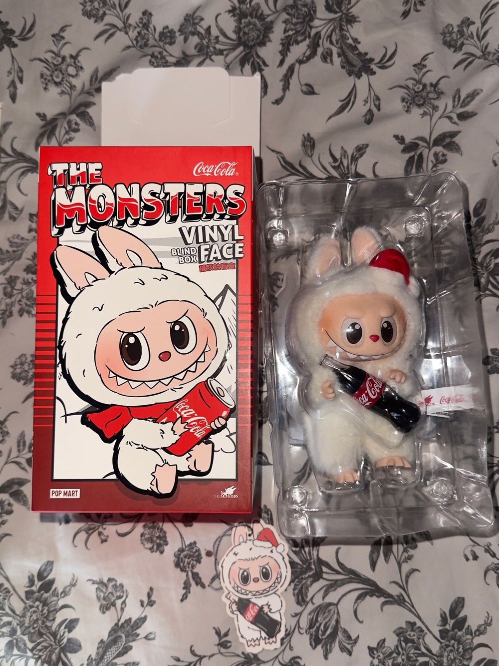 Coca-Cola The Monsters White Vinyl Face Collectible Plush Figure - White